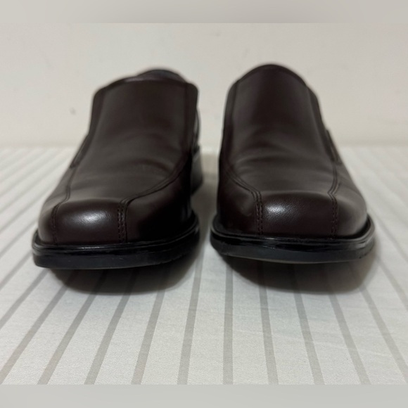 Franco Fortini Keith leather brown men's loafers dress shoes slip-on size 12M - Picture 3 of 14